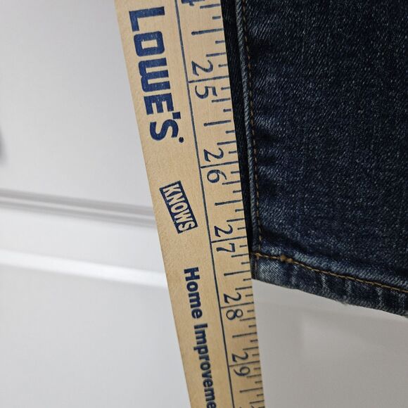 Gap 1969 True Skinny Jeans Womens 28R (30x27.5) Blue Mid-Rise Distressed Stretch - Picture 7 of 9